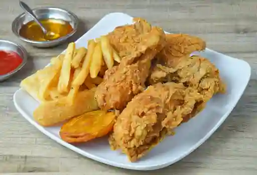 Medio pollo broaster