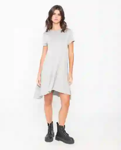 Vestido Mujer Gris Talla L Rifle