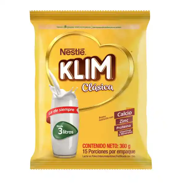 Leche en Polvo Klim Clásica 360 g