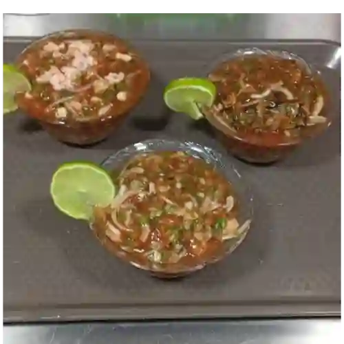 Seviche de Camaron,tollo,piangua,mixto