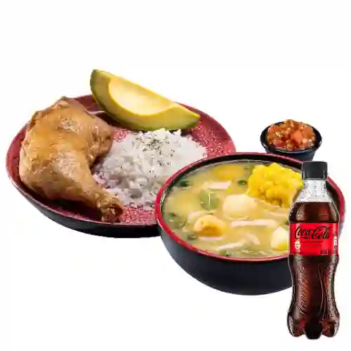 Ajiaco c/ Pierna Pernil/Pechuga +Cocacola S/az 400ml
