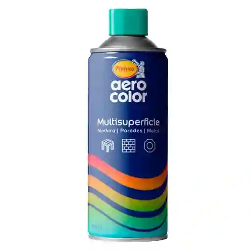 Aerocolor Pintura Multisuperficie Negro Mate