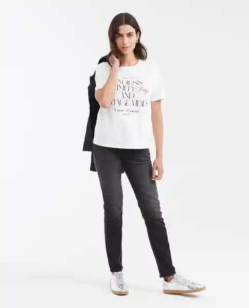 Jean Cosmo Femenino Gris Grafito Talla 6 Chevignon