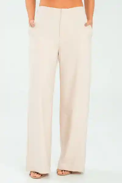 Pantalón Nholan Color Beige Medio Talla 12 Ragged