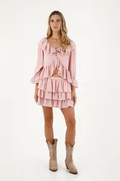 Camisa Libertad Rosado Talla 03 L