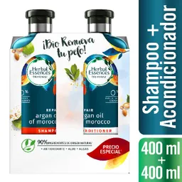 Kit Herbal Essences Bio:Renew Argan Oil Of Morocco, Shampoo + Acondicionador