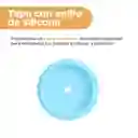 Vaso Con Doble Pared y Pitillo Hachiware Azul 700 mL Miniso