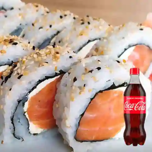 Combo Philadelphia Roll + Coca Cola Original 600ML