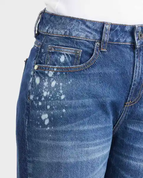 Jean Medium Rise- Boy Azul Clásico Oscuro 6 Chevignon