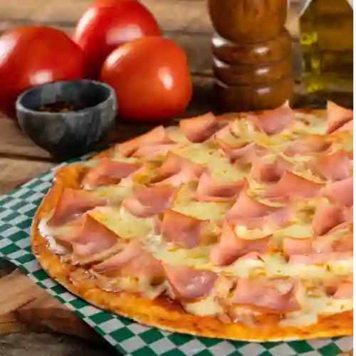 Pizza Jamón y Queso Borde Queso