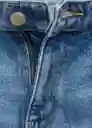 Jean Elle Tejano Medio Talla 36 Mujer Mango