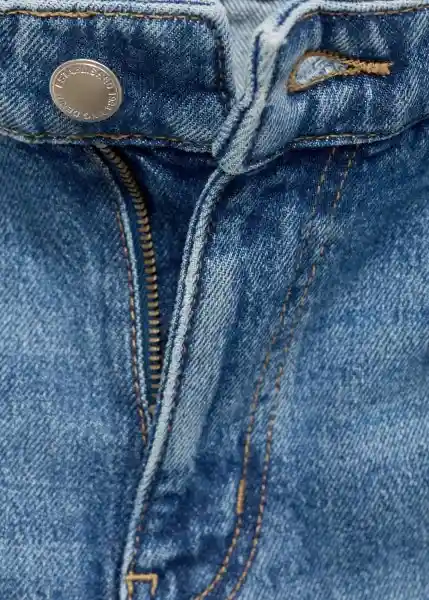 Jean Elle Tejano Medio Talla 36 Mujer Mango