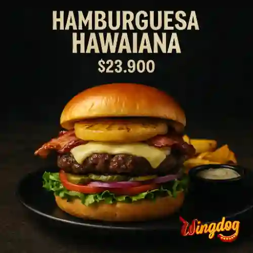 Hamburguesa Hawaiana