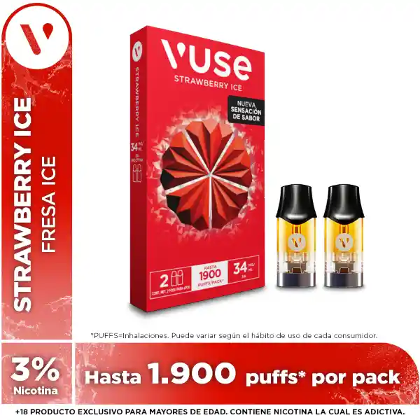 Epod Fresa Ice 34mg
