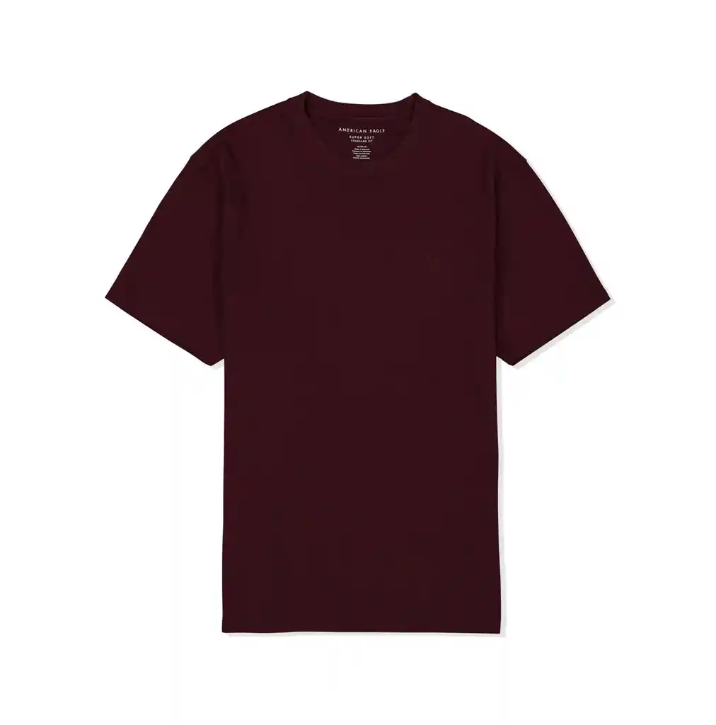 Camiseta Borgoña Talla X-large Hombre American Eagle