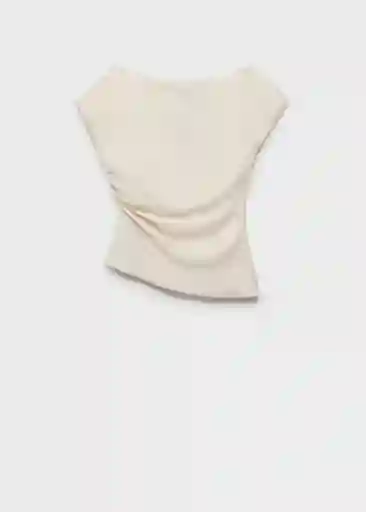 Blusa Manta Blanco Talla S Mujer Mango
