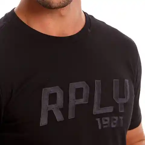 Replay Camiseta Negro Talla M