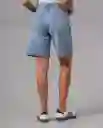 Bermuda Denim Mujer Azul Rivera Medio Talla 16 41979 Rifle