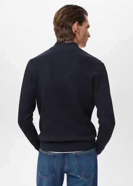 Jersey Antiguap Navy Talla L Hombre Mango