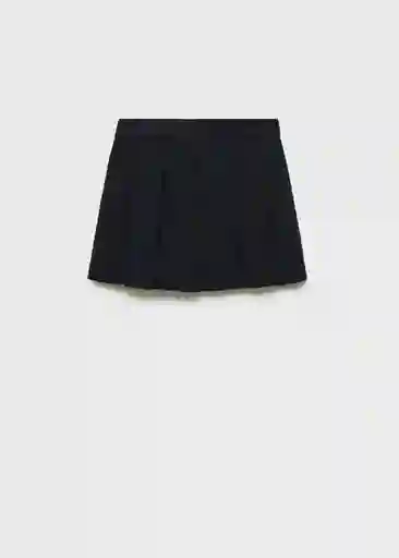 Short Greta Negro Talla 38 Mujer Mango