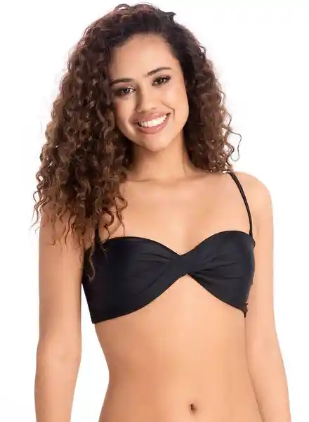 Laura Top de Baño Mujer Negro Talla 34B