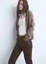 Jean Sienna Chocolate Talla 34 Mujer Mango