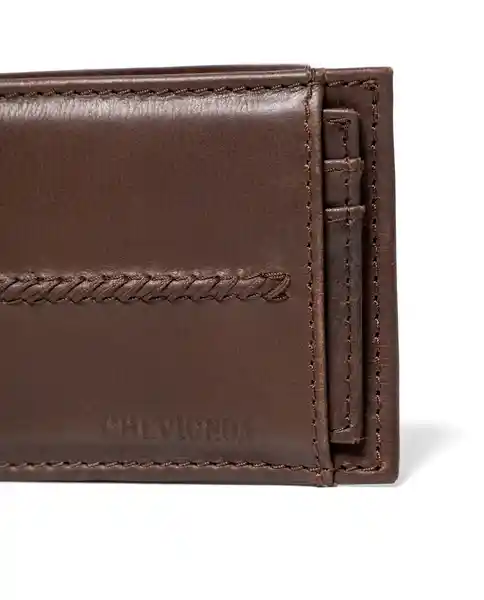 Billetera Clas Flat Braid Negro Sombrio Chevignon