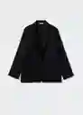 Blazer Americana Jasmint Negro Talla 20 Mango Girl Mango