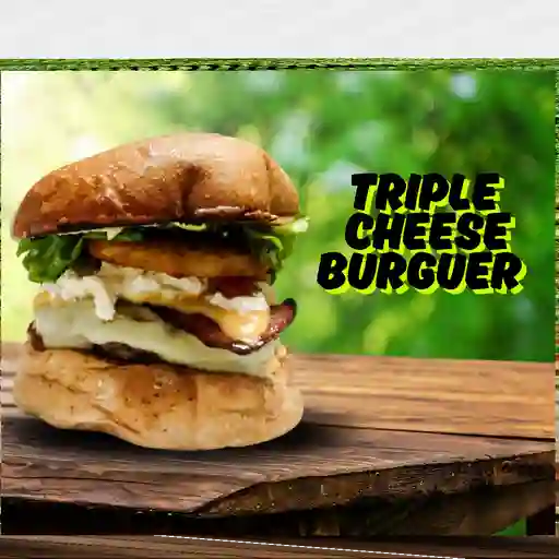 Triple Cheese Burguer