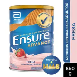 Ensure Advance Fórmula en Polvo Sabor Fresa