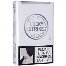 Lucky Strike Cigarrillos Strike Silver Tube 20Un