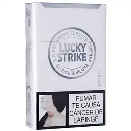 Lucky Strike Cigarrillos Strike Silver Tube 20Un