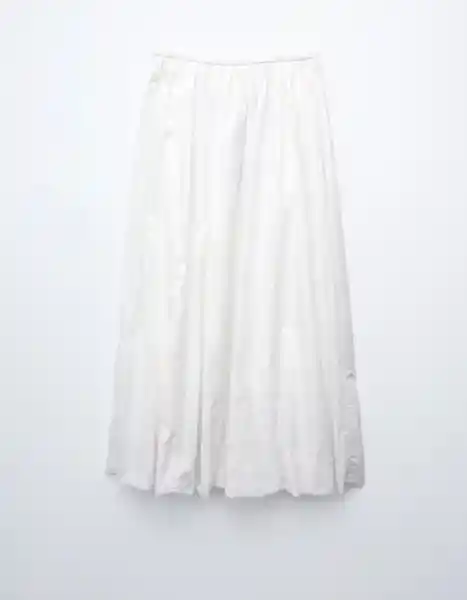 Falda Mujer Blanco Talla: MEDIUM 5116100 American Eagle