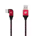 Momax Cable Usb Play Rojo 1.2 m