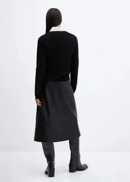Jersey Luccav Negro Talla L Mujer Mango