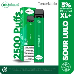 Glucloud Vapeador Sour Lulo XL 2500 Puffs