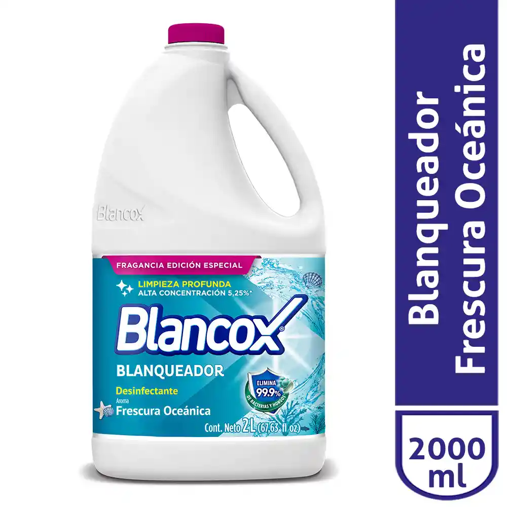 Blancox Blanqueador Desinfectante Frescura Oceánica