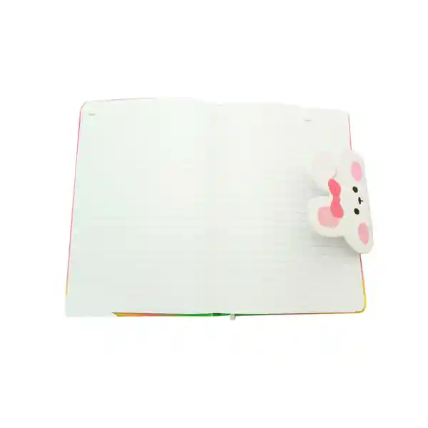 Libreta Conejo Tapa Dura de Cuero Serie Easter 2023 Miniso