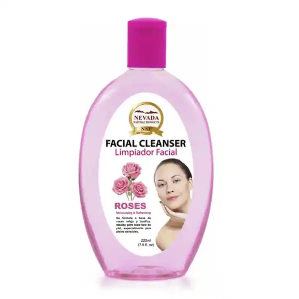 Nevada Limpiador Facial Tónico Rosas 225 mL