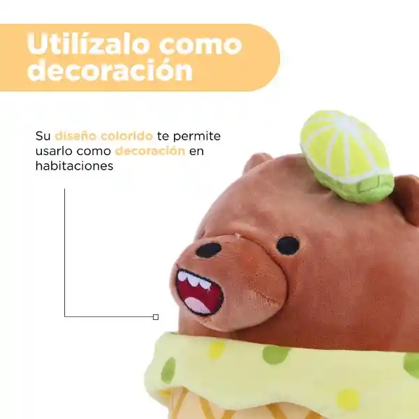 Peluche Oso Pardo Postre Limón Wbb Miniso