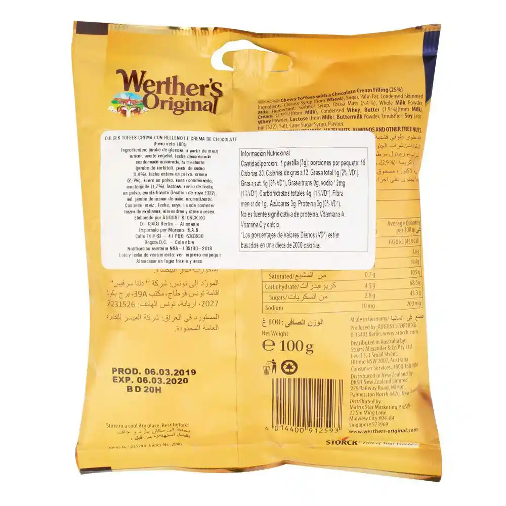 Werthers Original Confites Storck