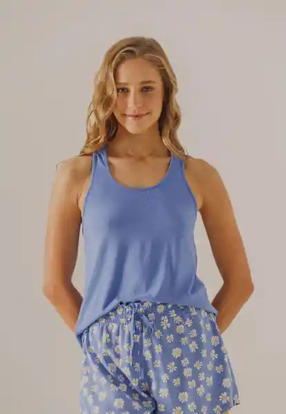 Camiseta Pijama Sisa Azul Talla M Bronzini