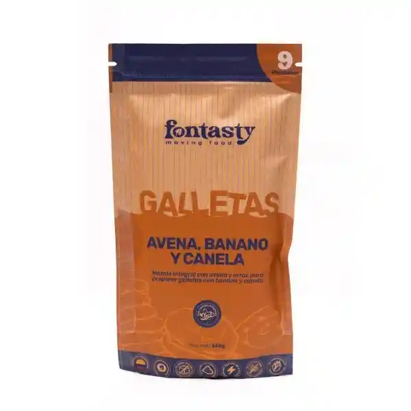 Fontasty Galleta Avena Banano y Canela