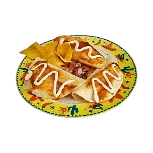 Quesadilla con Chocolate