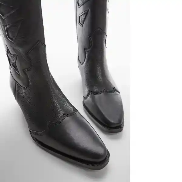 Botas Alba Negro Talla 38 Niñas Mango