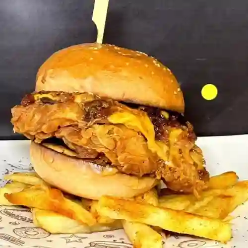 Chicken Burger Crispy en Combo