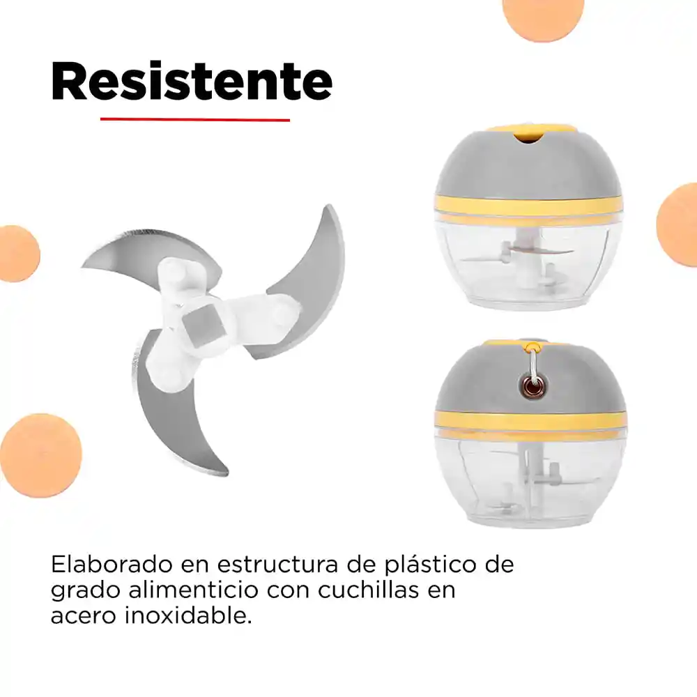 Miniso Cortador de Verduras Sistema de Cuerda