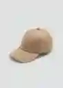 Gorra Basic Beige Talla 99 Hombre Mango