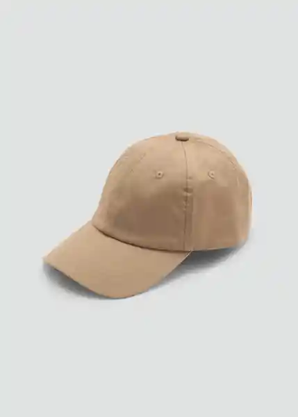 Gorra Basic Beige Talla 99 Hombre Mango