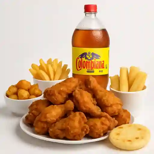 Combo 3 con 1 y 1/2 Pollo Frito